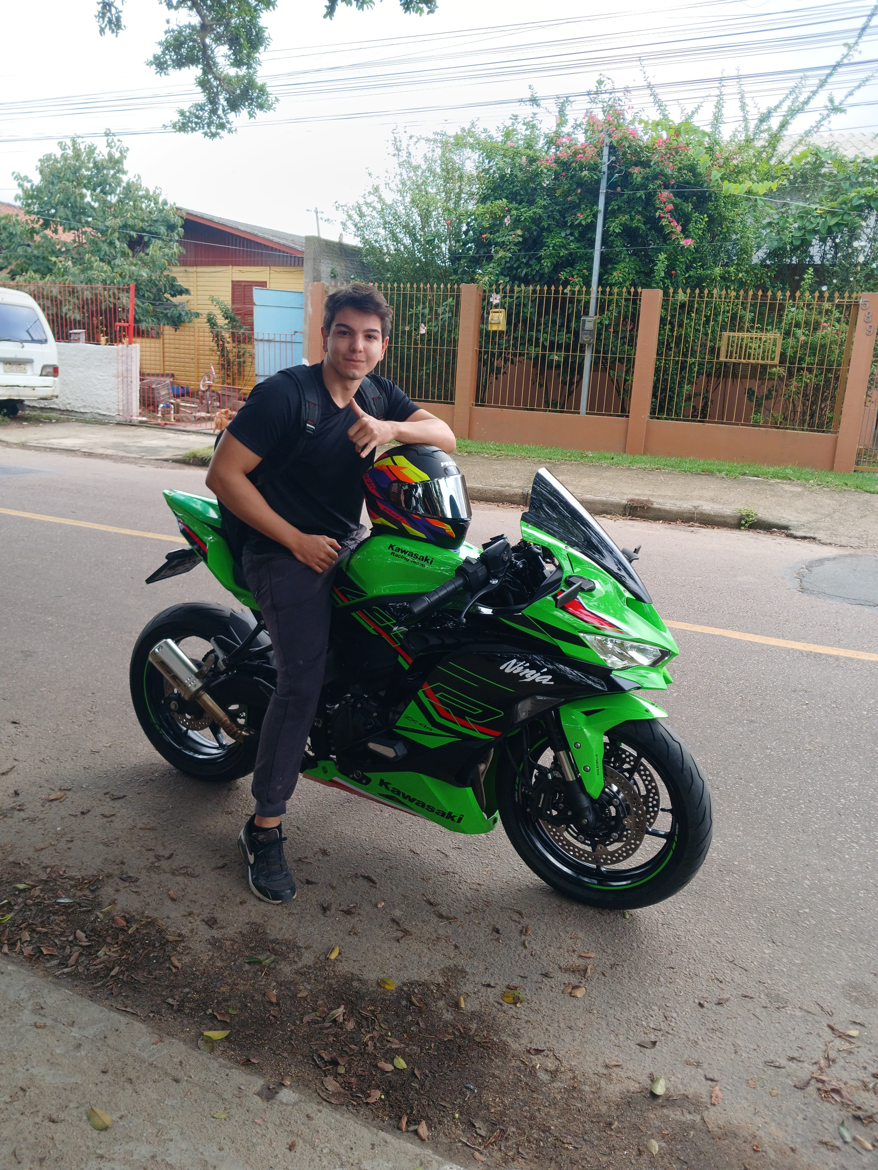 Pilotando Moto